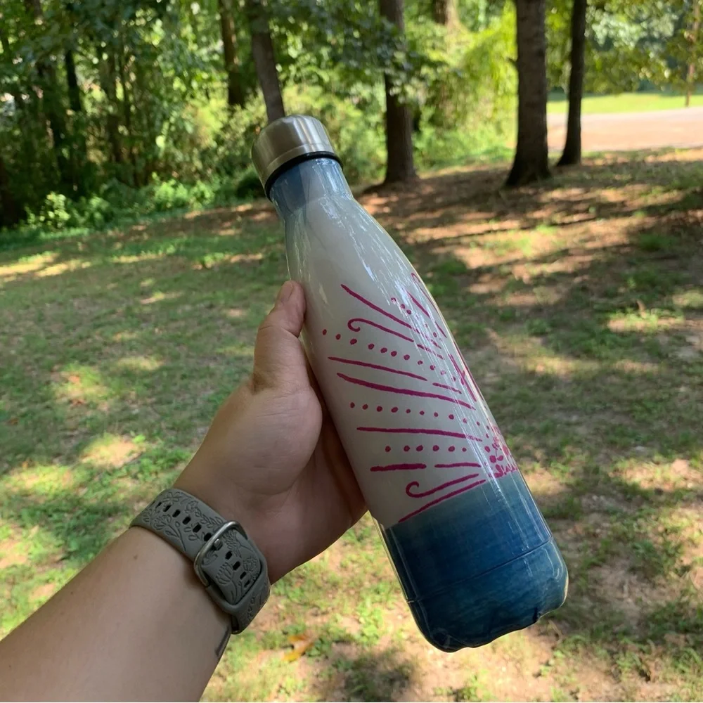 Natural Life Live Happy Water Bottle